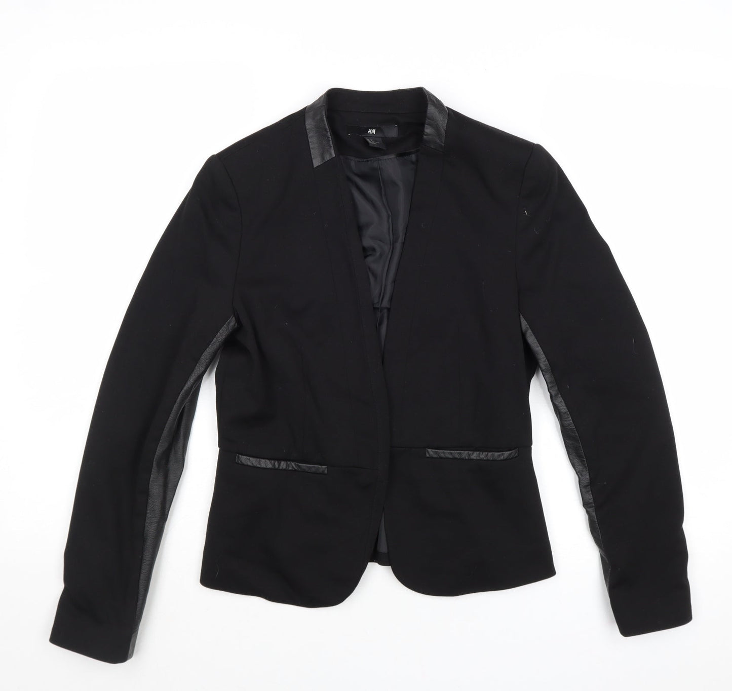 Womens UK Size 8 H&M Black Jacket