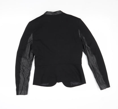 Womens UK Size 8 H&M Black Jacket