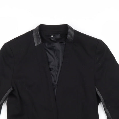 Womens UK Size 8 H&M Black Jacket