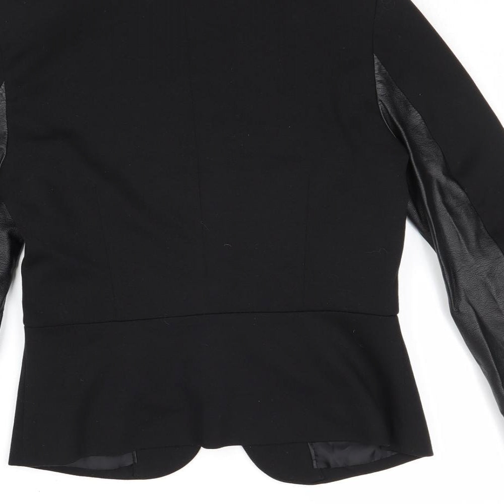 Womens UK Size 8 H&M Black Jacket