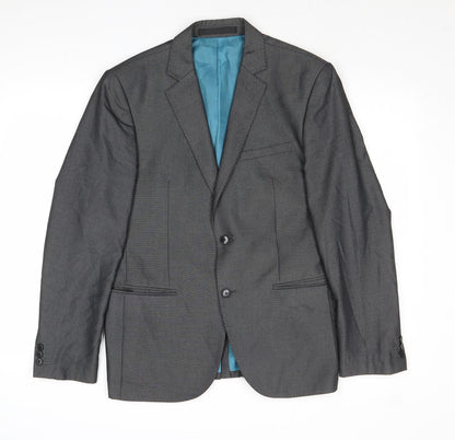 Mens UK Size 38 Marks and Spencer Regular Grey Suit Jacket