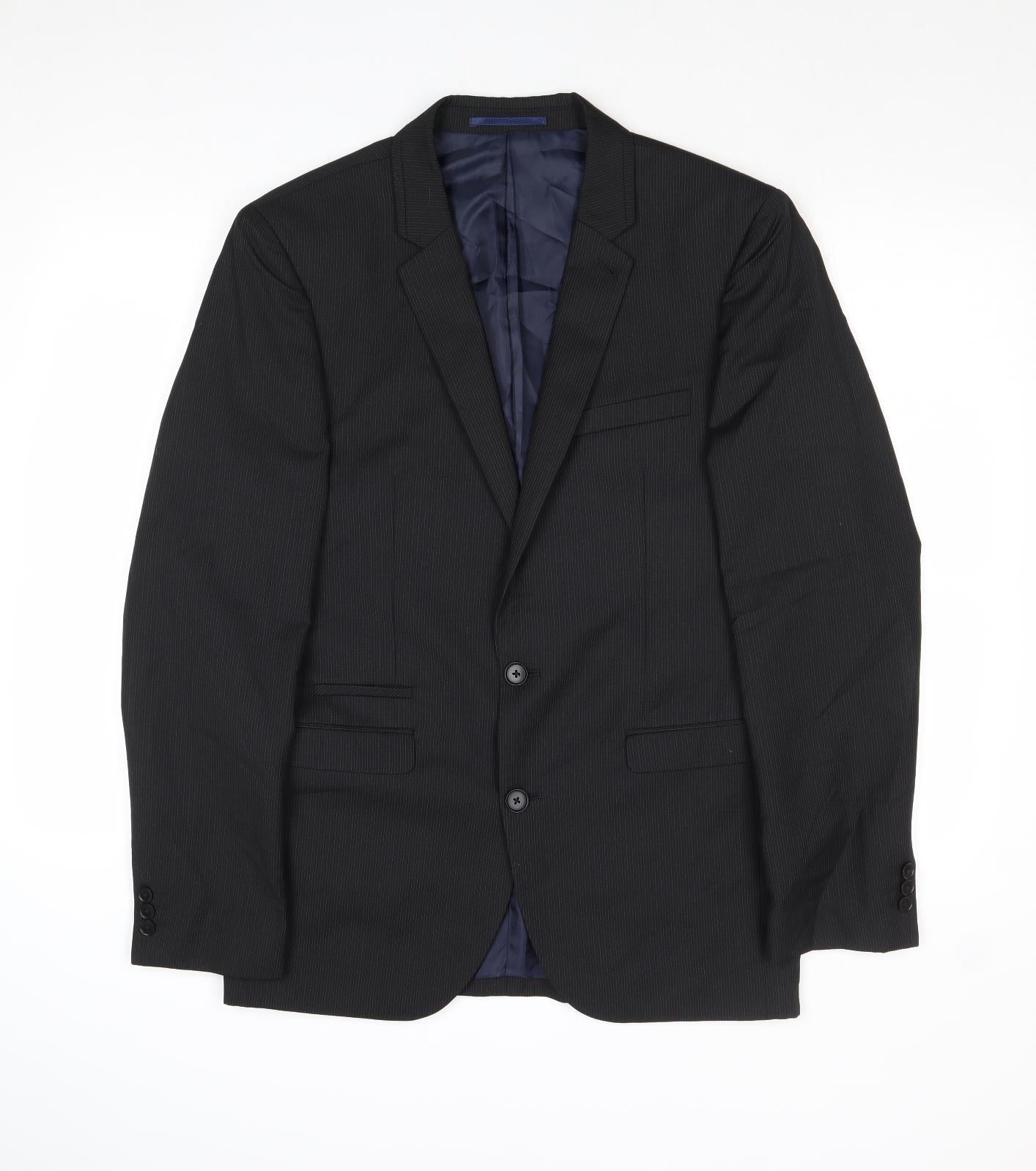 Mens UK Size 38 NEXT Regular Black Suit Jacket