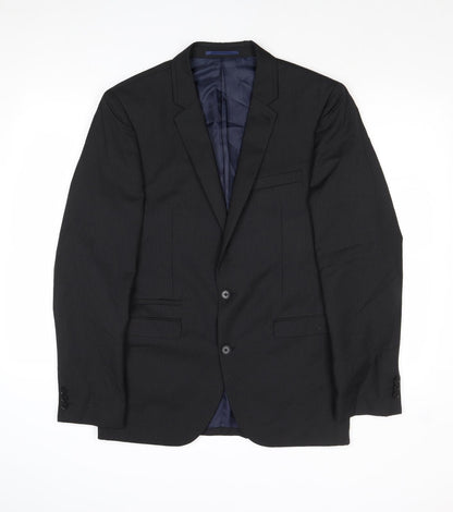 Mens UK Size 38 NEXT Regular Black Suit Jacket