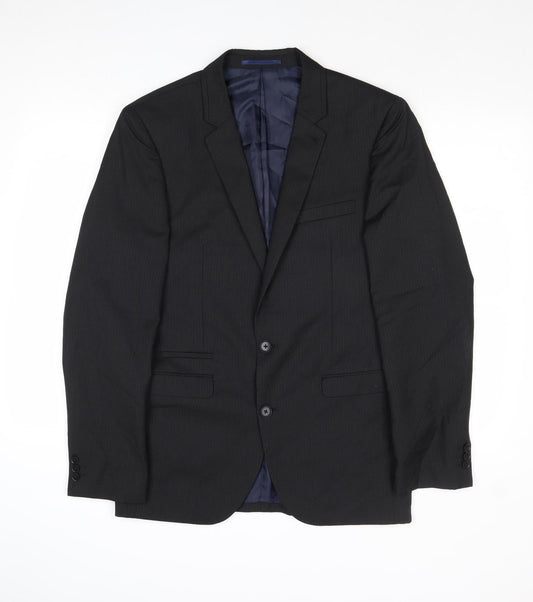 Mens UK Size 38 NEXT Regular Black Suit Jacket