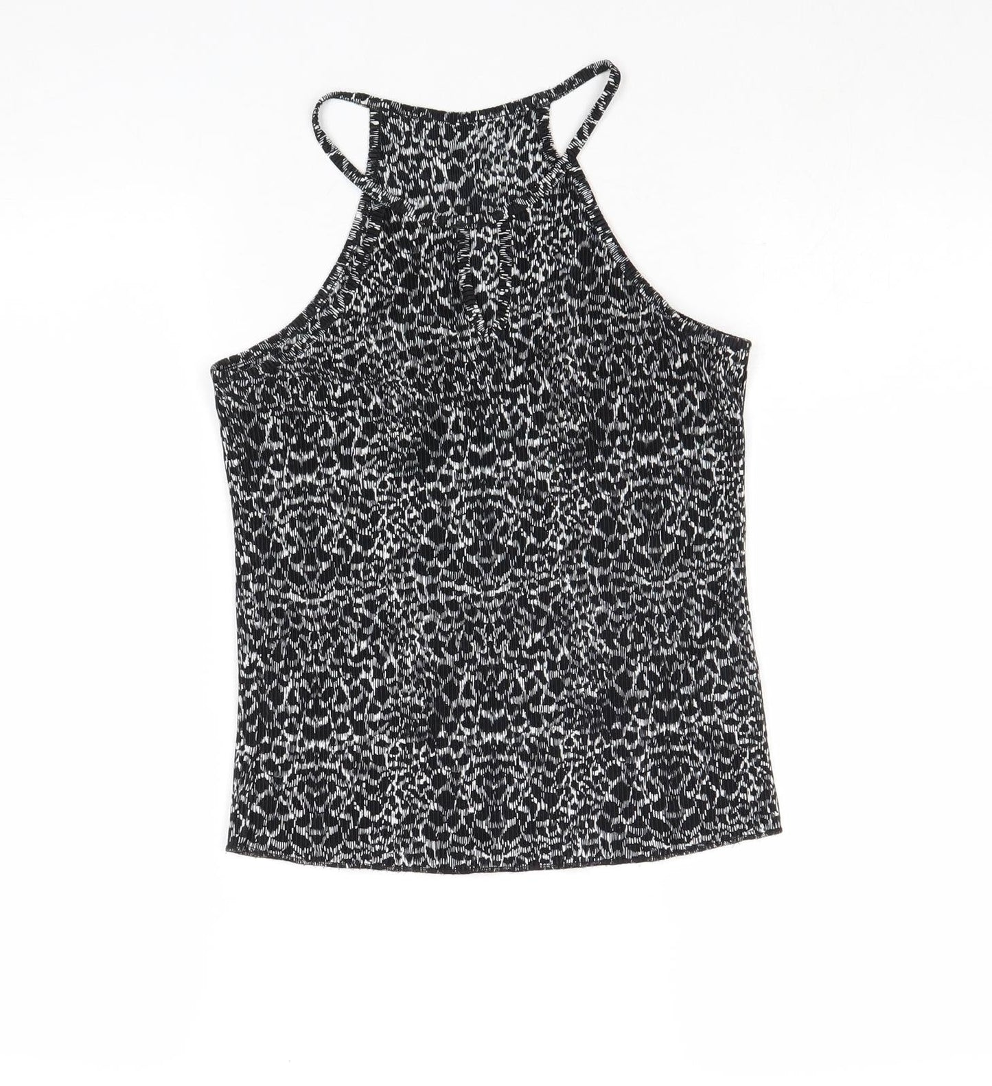 Womens UK Size 8 NEXT Black Basic Tank