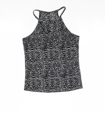 Womens UK Size 8 NEXT Black Basic Tank