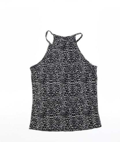 Womens UK Size 8 NEXT Black Basic Tank