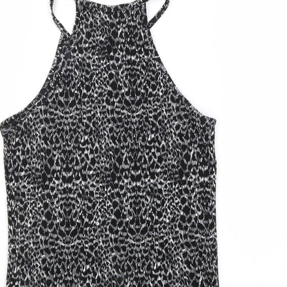 Womens UK Size 8 NEXT Black Basic Tank