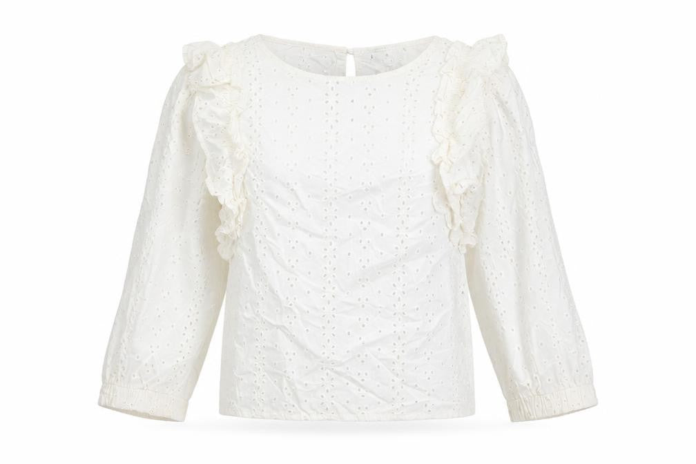 Womens UK Size 8 Only Ivory Basic Blouse