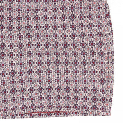 ORSAY Womens Multicoloured Geometric Polyester Bandage Skirt Size 28 in