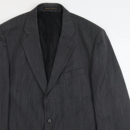 Mens UK Size L Marks and Spencer Regular Grey Suit Jacket