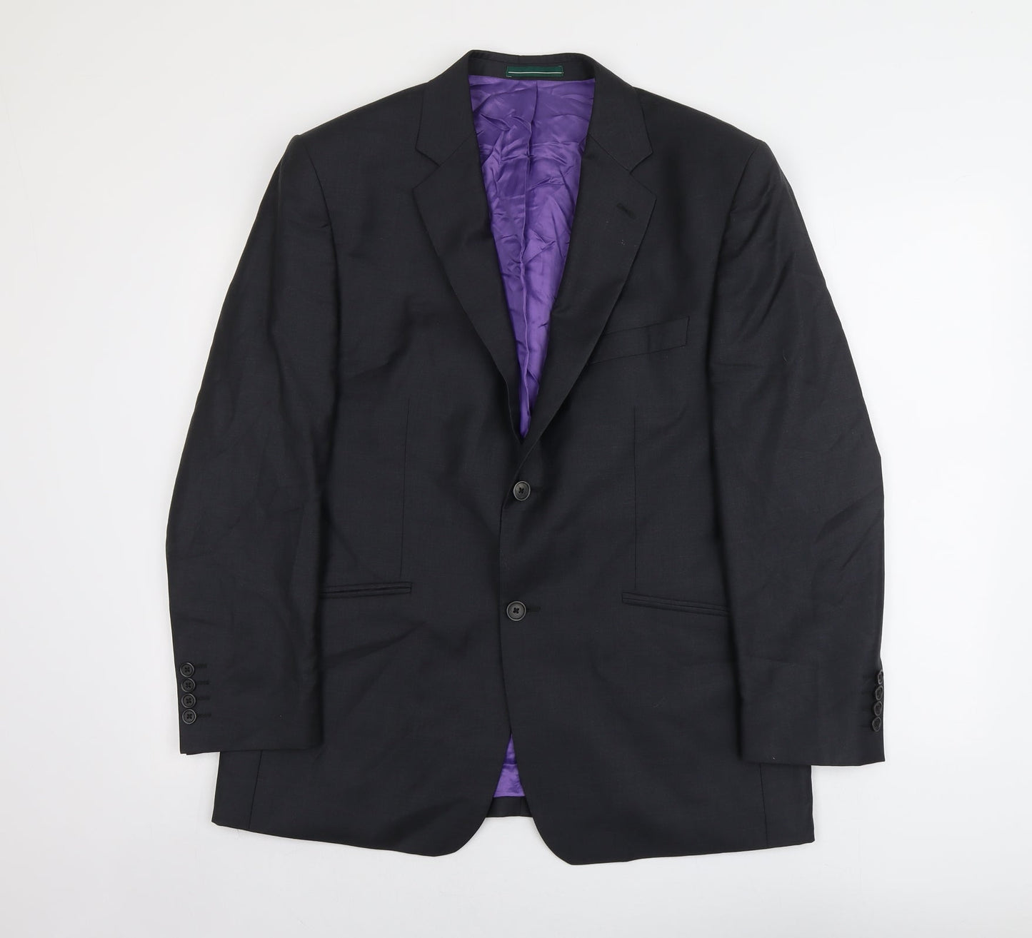Mens UK Size L Greenwoods Regular Grey Suit Jacket