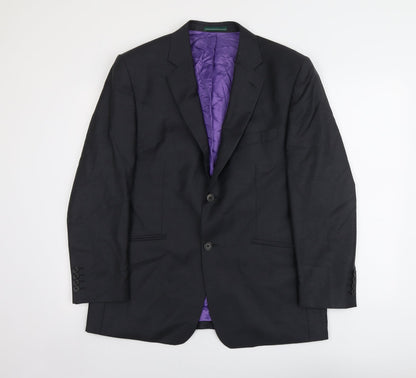 Mens UK Size L Greenwoods Regular Grey Suit Jacket
