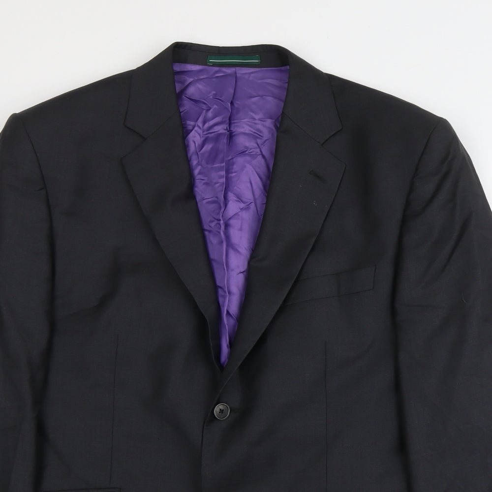Mens UK Size L Greenwoods Regular Grey Suit Jacket