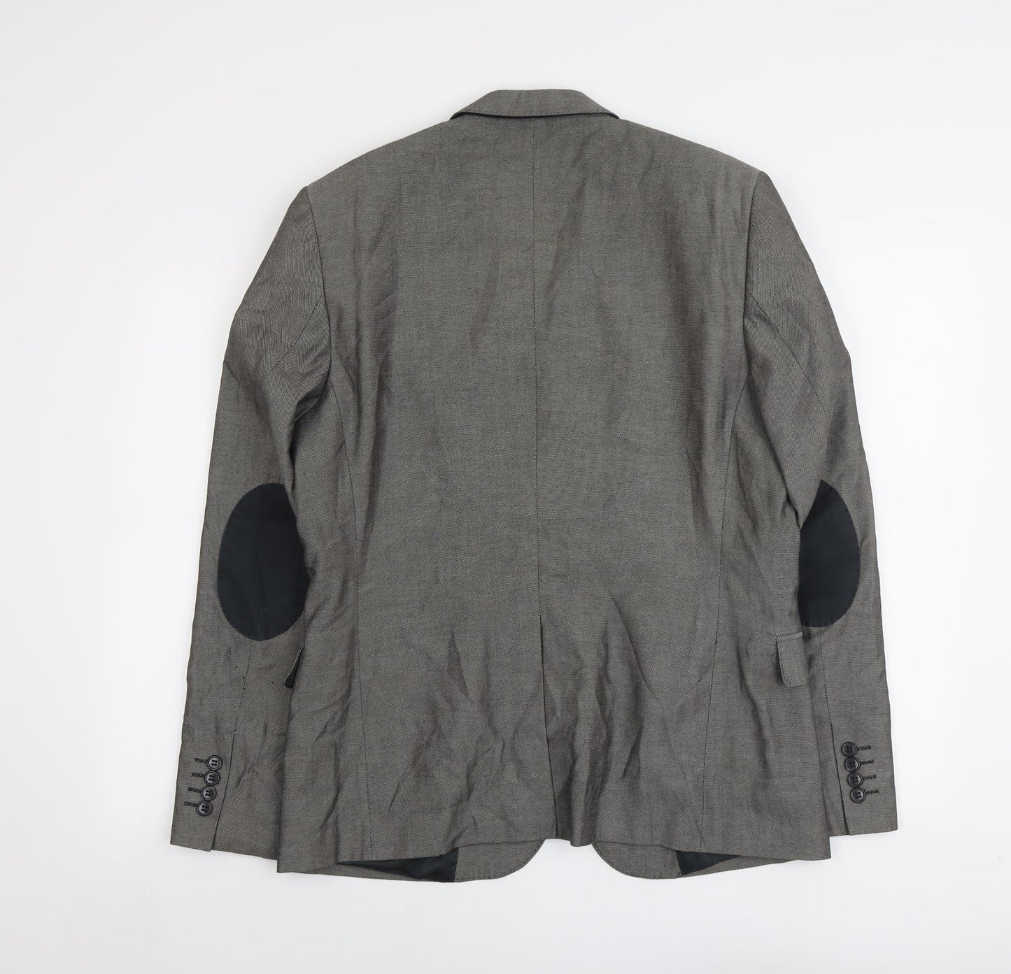 Mens UK Size L H&M Regular Grey Suit Jacket