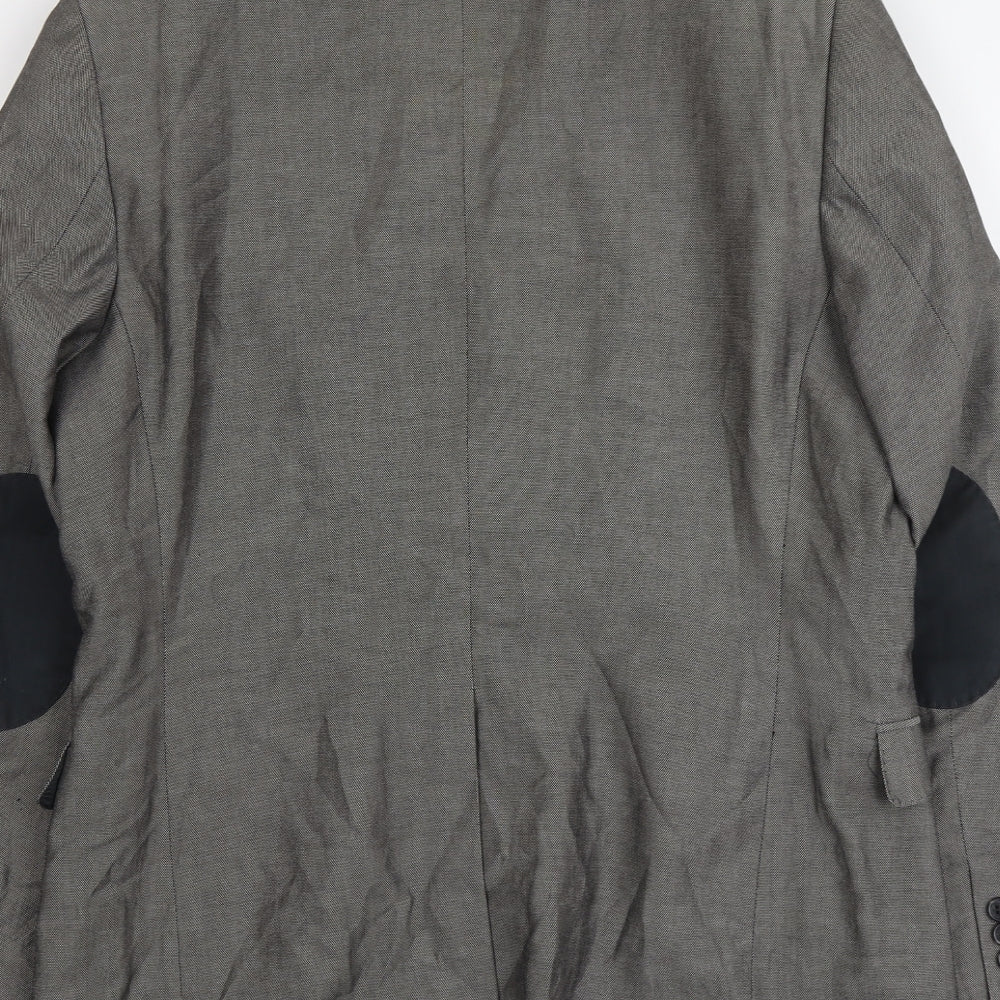 Mens UK Size L H&M Regular Grey Suit Jacket