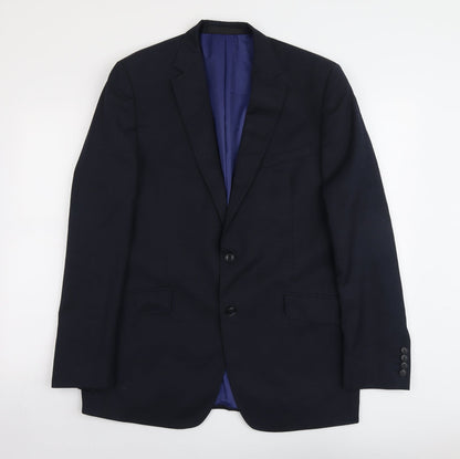 Mens UK Size L Marks and Spencer Regular Blue Suit Jacket
