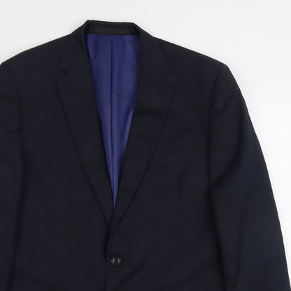 Mens UK Size L Marks and Spencer Regular Blue Suit Jacket