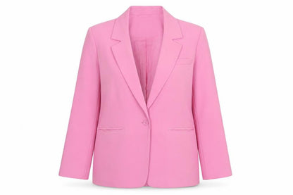 Womens UK Size 12 Only Regular Pink Suit Jacket