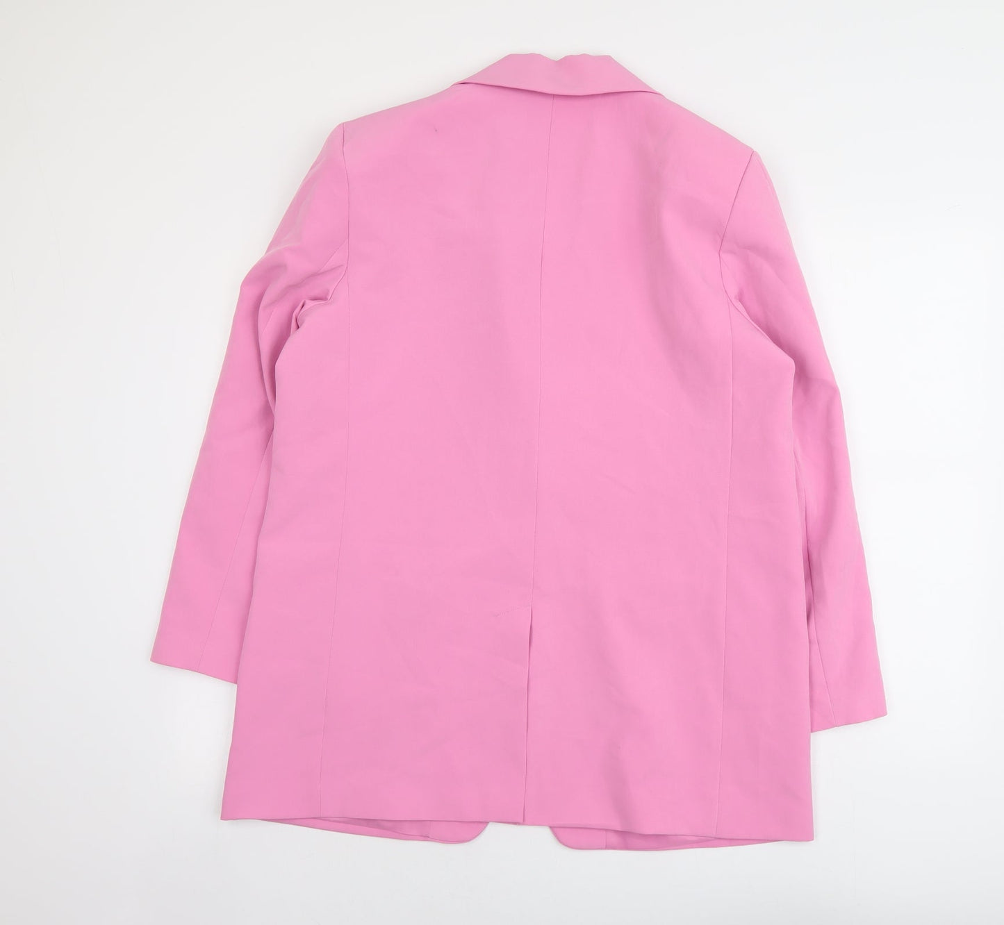 Only Womens Pink Polyester Jacket Suit Jacket Size 12