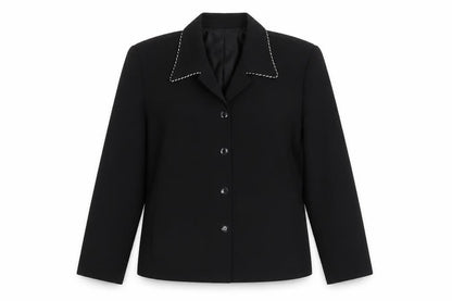 Womens UK Size 14 Lakeland Regular Black Blazer