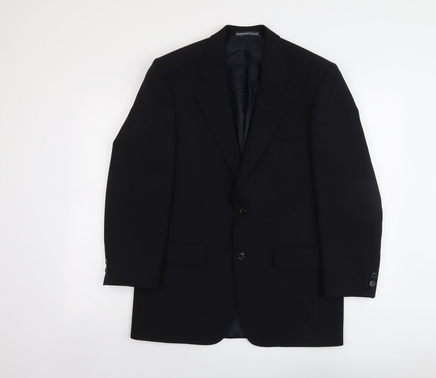 Mens UK Size M Greenwoods Regular Blue Suit Jacket