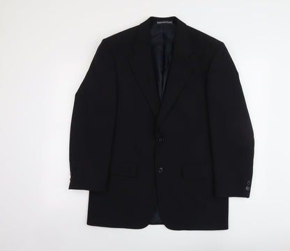 Mens UK Size M Greenwoods Regular Blue Suit Jacket