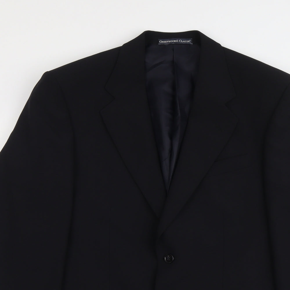 Mens UK Size M Greenwoods Regular Blue Suit Jacket