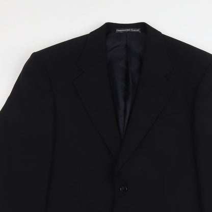 Mens UK Size M Greenwoods Regular Blue Suit Jacket