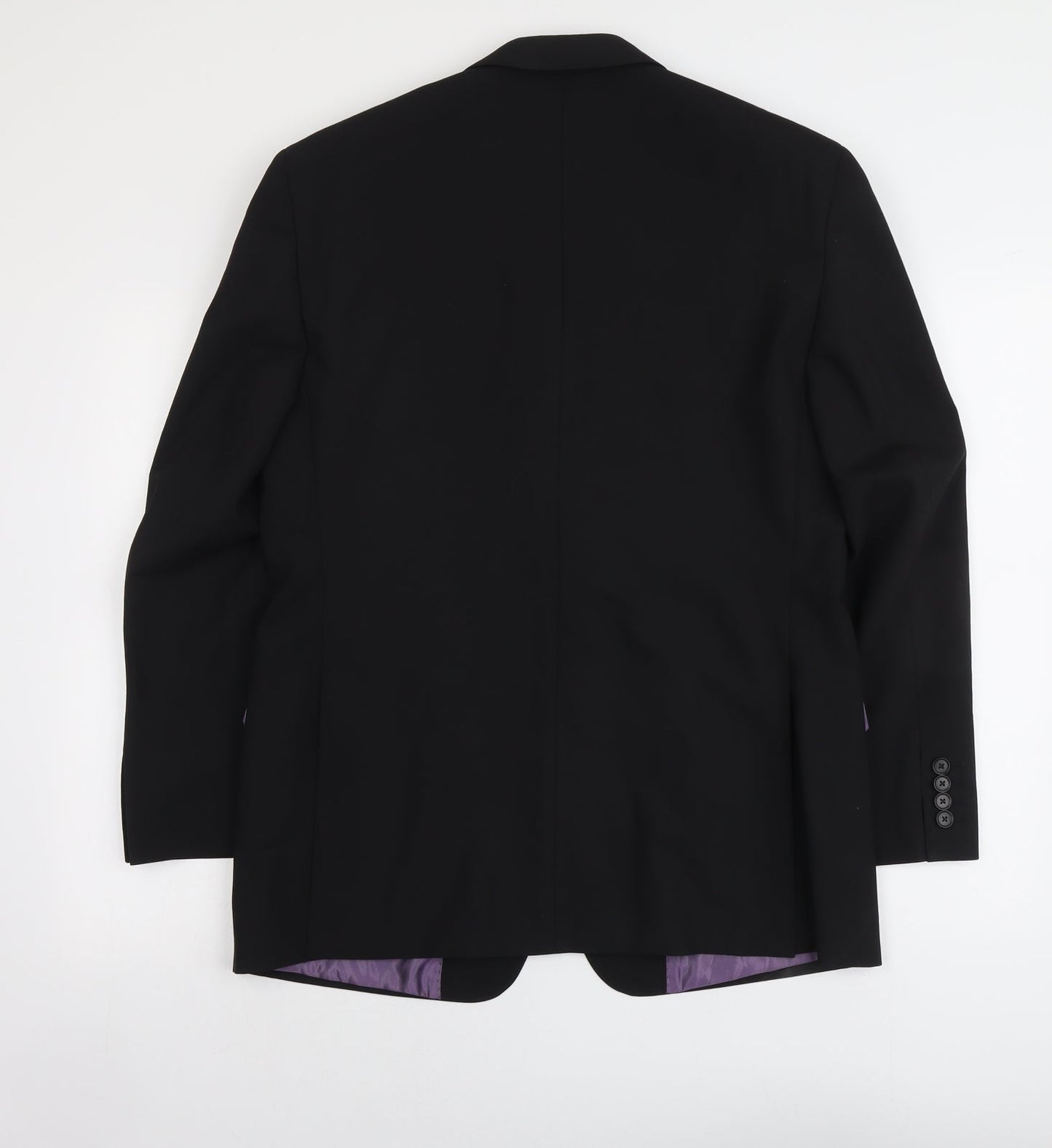 Mens UK Size L Greenwoods Regular Black Suit Jacket