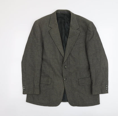 Mens UK Size L Brook Taverner Regular Green Suit Jacket