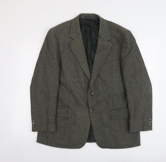Mens UK Size L Brook Taverner Regular Green Suit Jacket