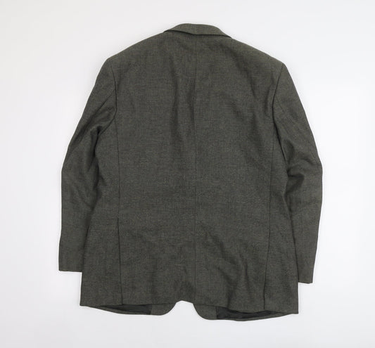 Mens UK Size L Brook Taverner Regular Green Suit Jacket