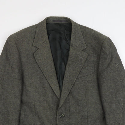 Mens UK Size L Brook Taverner Regular Green Suit Jacket