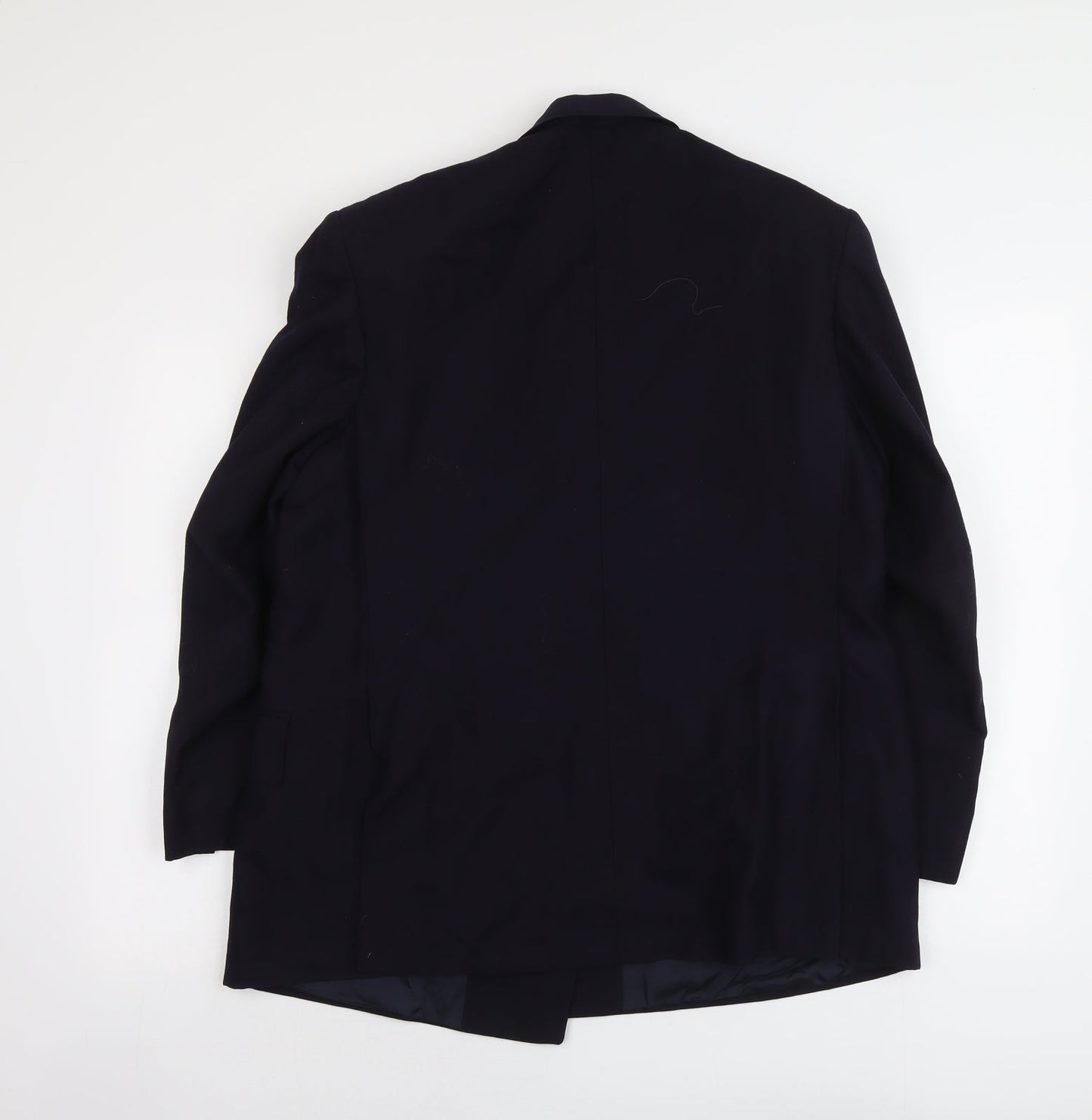 Keith Wilson Mens Blue Polyester Jacket Suit Jacket Size L Regular