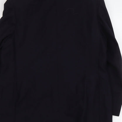 Keith Wilson Mens Blue Polyester Jacket Suit Jacket Size L Regular