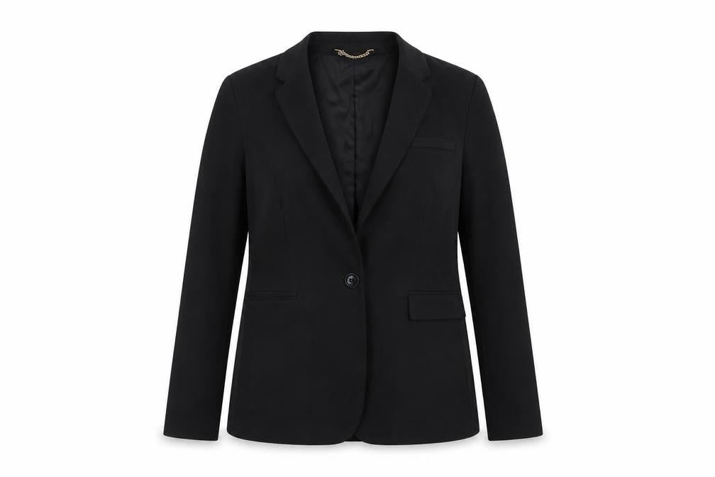 Womens UK Size 8 H&M Regular Black Suit Jacket