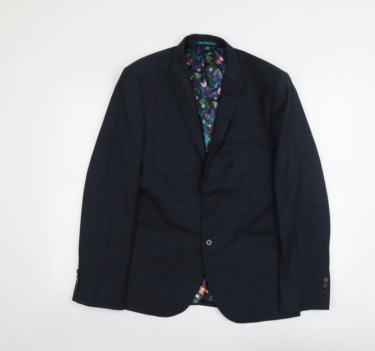 Mens UK Size L NEXT Regular Blue Suit Jacket