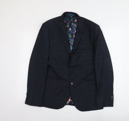 Mens UK Size L NEXT Regular Blue Suit Jacket