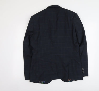 Mens UK Size L NEXT Regular Blue Suit Jacket