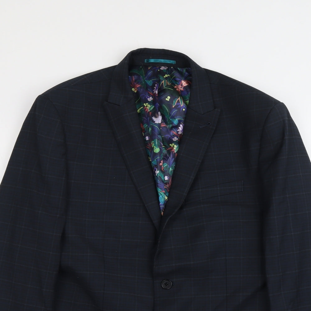 Mens UK Size L NEXT Regular Blue Suit Jacket
