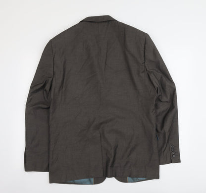 Mens UK Size L NEXT Regular Brown Suit Jacket