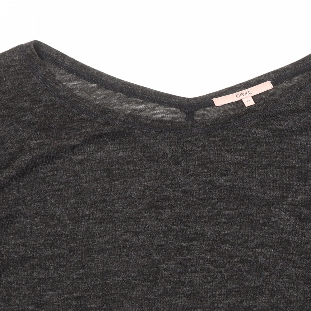 Womens UK Size 12 NEXT Black Pullover Jumper