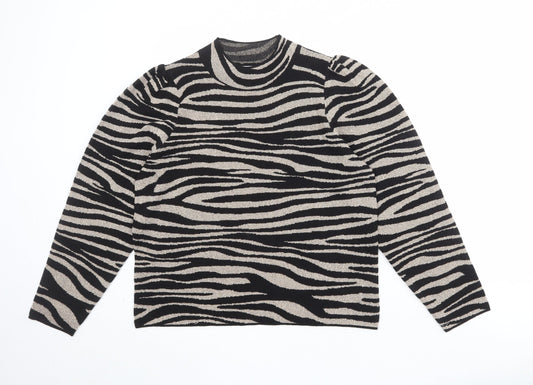Womens UK Size M NEXT Black Pullover Jumper