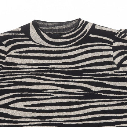 Womens UK Size M NEXT Black Pullover Jumper