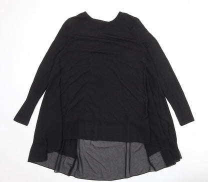 Womens UK Size S New Look Black Pullover Jumper