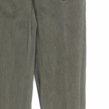 New Look Womens Green Cotton Skinny Jeans Size 8 Regular Zip