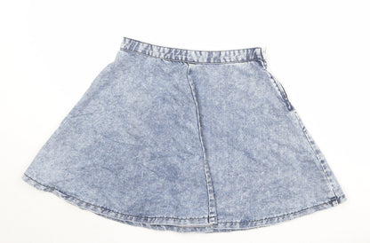 Womens UK Size 28 in Topshop Skater Denim Skirt