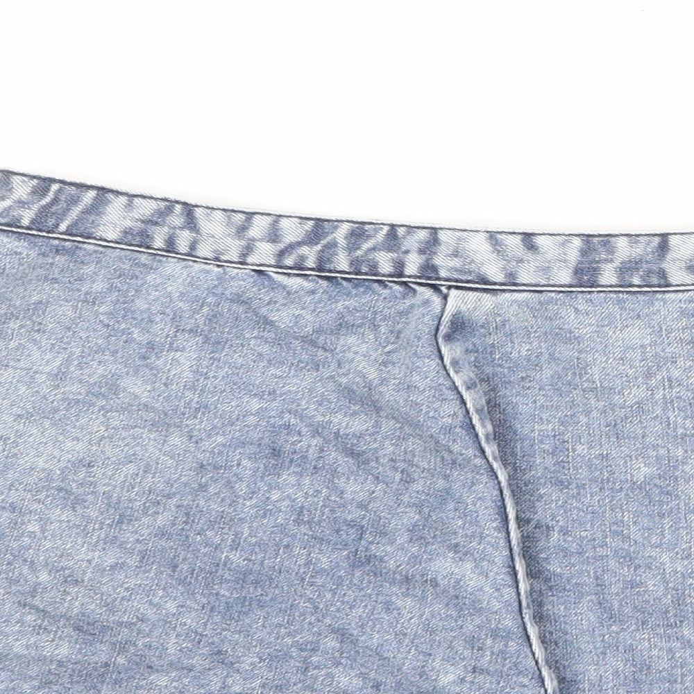 Womens UK Size 28 in Topshop Skater Denim Skirt