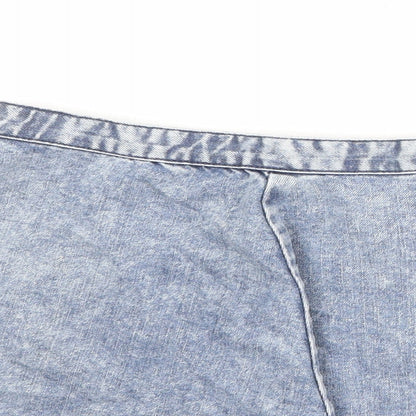 Womens UK Size 28 in Topshop Skater Denim Skirt